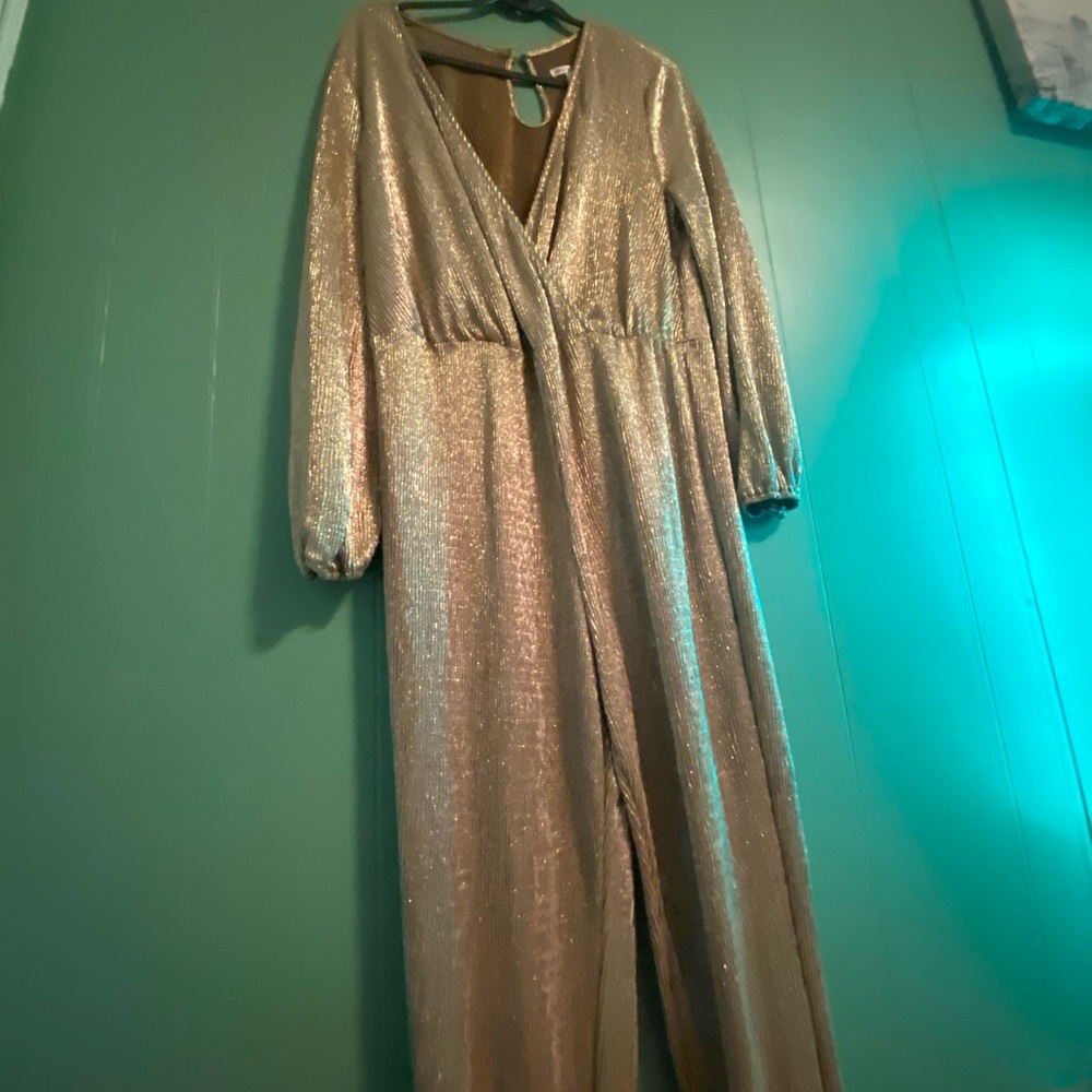 Gold jumpsuit